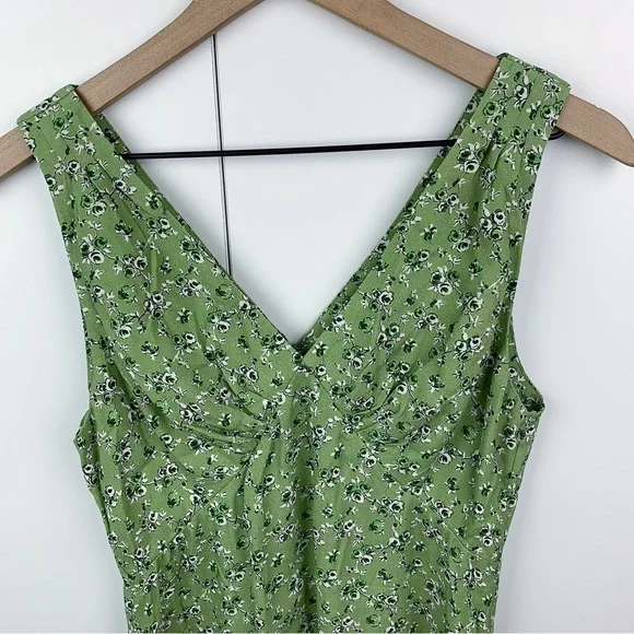 Rouje Paris Silvia Dress Rosita Vert Green Floral Size 36 Coquette - Picture 4 of 9